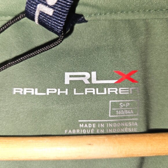 RLX Ralph Lauren Golf Packable Water-Repellent Hooded Jacket SM Green $268- - Picture 4 of 14